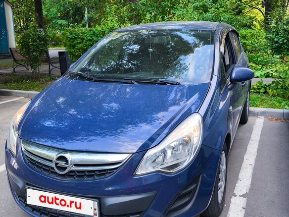 2013 Opel Corsa D Рестайлинг II, синий - вид 2