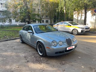 2007 Jaguar S-Type I Рестайлинг, голубой, 850000 рублей, вид 3