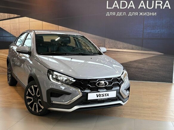 2026 Lada (ВАЗ) Vesta Cross I Рестайлинг (NG), серый - вид 2