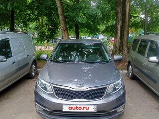 2016 Kia Rio III Рестайлинг, серый, 730000 рублей, вид 2
