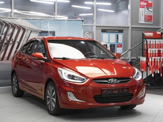 2013 Hyundai Solaris I, красный, 890000 рублей, вид 3