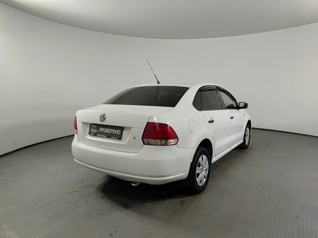 2012 Volkswagen Polo V, белый, 490751 рублей, вид 5