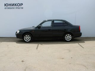 2008 Hyundai Accent ТагАЗ II, чёрный, 259000 рублей, вид 2