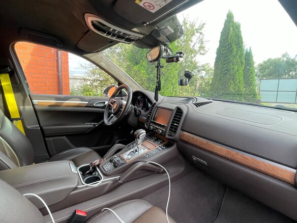 2016 Porsche Cayenne S II Рестайлинг (958), коричневый, 6200000 рублей - вид 7
