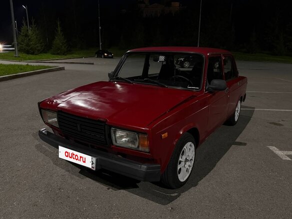 1997 Lada (ВАЗ) 2107, красный, 165000 рублей