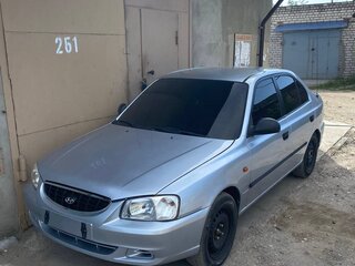 2008 Hyundai Accent ТагАЗ II, серебристый, 399000 рублей, вид 2