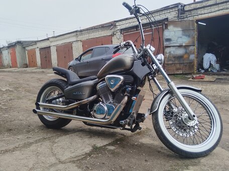 1997 Honda Steed 400, коричневый, 200000 рублей, вид 3