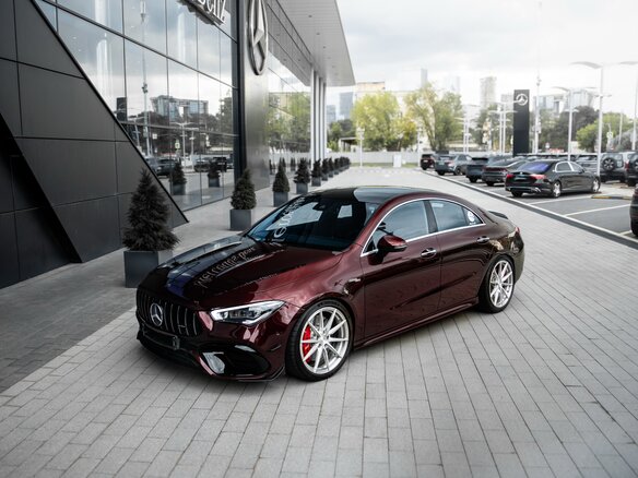 2021 Mercedes-Benz CLA AMG 45 AMG S II (C118, X118), красный, 3985000 рублей - вид 1
