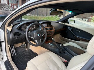 2008 BMW 6 серии 630i II (E63/E64) Рестайлинг, белый, 1450000 рублей, вид 5