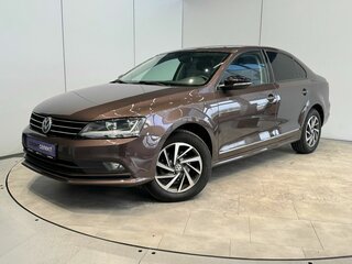 2017 Volkswagen Jetta VI Рестайлинг, коричневый, 1399000 рублей, вид 1