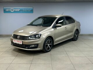 2018 Volkswagen Polo V Рестайлинг, бежевый, 1210000 рублей, вид 1