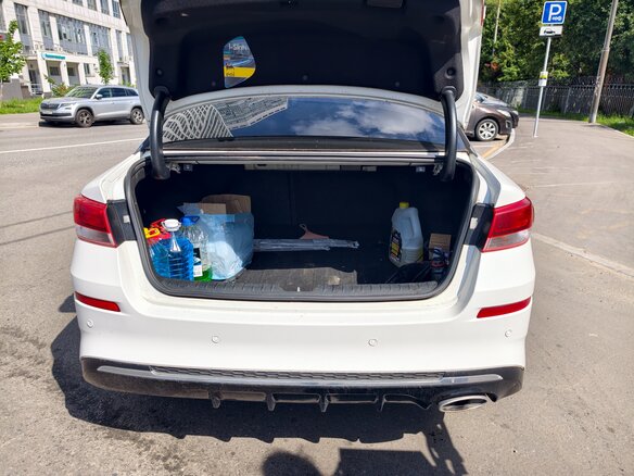 2019 Kia Optima IV Рестайлинг, белый - вид 9