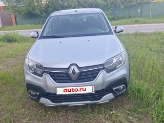 2021 Renault Logan Stepway II Рестайлинг, серебристый, 1075000 рублей, вид 2
