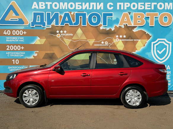 2022 Lada (ВАЗ) Granta I Рестайлинг, красный - вид 10