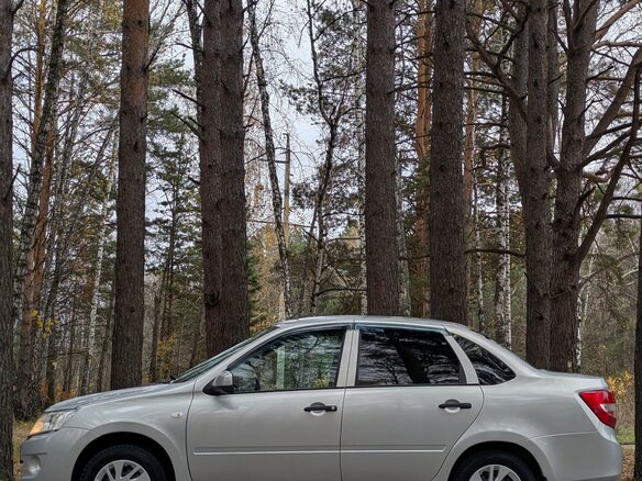 2014 Lada (ВАЗ) Granta I, серебристый, 335000 рублей - вид 6