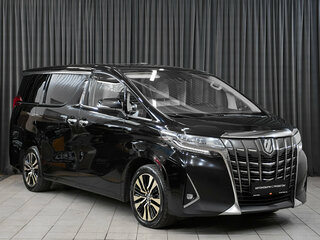 2021 Toyota Alphard III Рестайлинг, чёрный, 3980000 рублей, вид 3