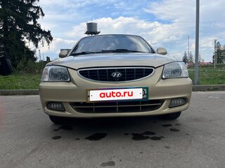 2006 Hyundai Accent ТагАЗ II, бежевый, 400000 рублей, вид 2