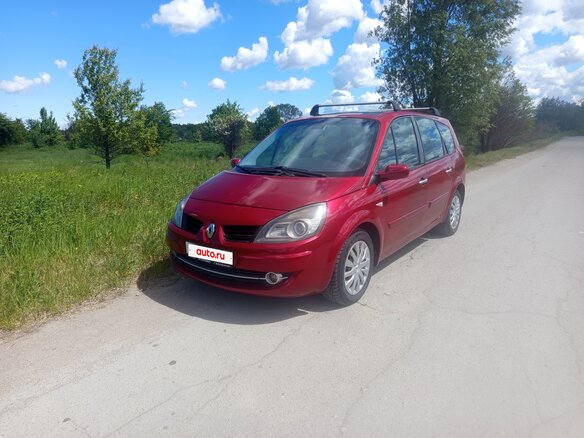 2009 Renault Scenic II Рестайлинг, красный, 598000 рублей