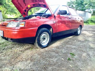1998 Lada (ВАЗ) 2110, красный, 100000 рублей, вид 4