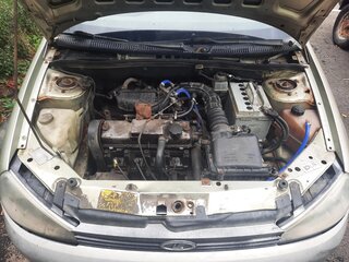 2008 Lada (ВАЗ) Kalina I, жёлтый, 66500 рублей, вид 4