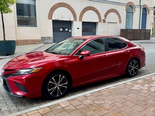 2020 Toyota Camry US Market VIII (XV70), красный, 1980000 рублей, вид 5