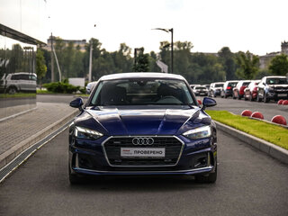 2021 Audi A5 Sportback 45 TFSI II (F5) Рестайлинг, синий, 3925000 рублей, вид 4