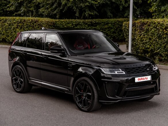 2021 Land Rover Range Rover Sport SVR II Рестайлинг, чёрный, 7350000 рублей - вид 3