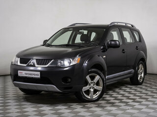 2008 Mitsubishi Outlander II, чёрный, 848000 рублей, вид 1