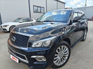 2017 Infiniti QX80 I Рестайлинг, чёрный, 3000000 рублей, вид 2