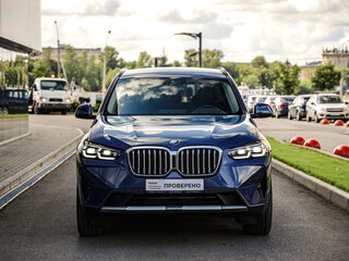 2021 BMW X3 30i xDrive III (G01) Рестайлинг, синий, 5199999 рублей, вид 4