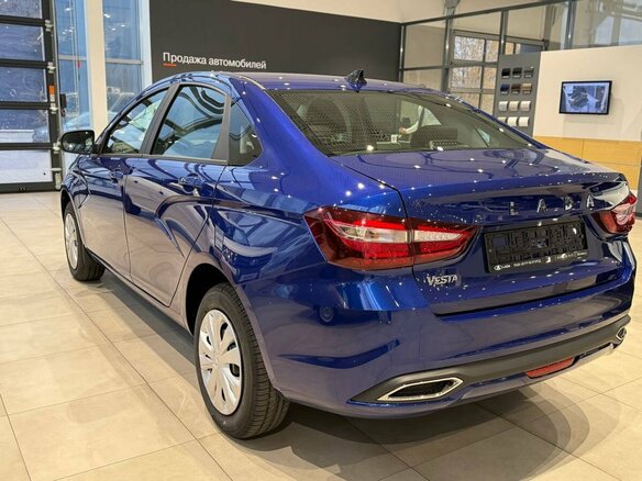 2026 Lada (ВАЗ) Vesta I Рестайлинг (NG), синий - вид 2