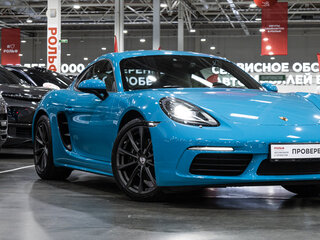 2018 Porsche Cayman III 718 (982), голубой, 6859720 рублей, вид 5