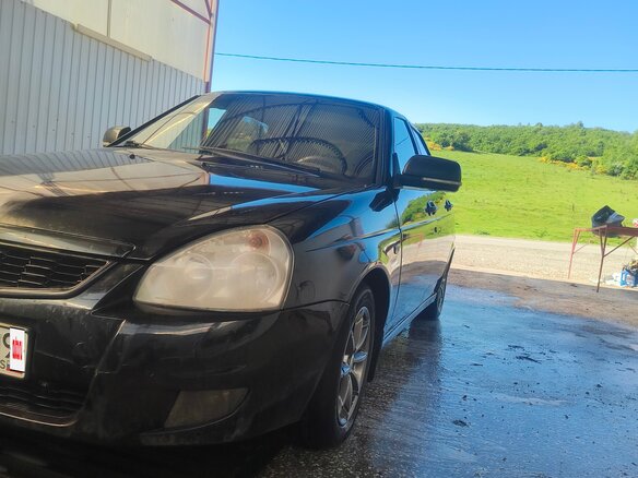 2010 Lada (ВАЗ) Priora I, чёрный, 365000 рублей - вид 14