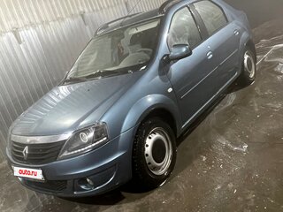 2012 Renault Logan I Рестайлинг, синий, 210000 рублей, вид 1