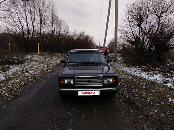 2011 Lada (ВАЗ) 2107, пурпурный, 215000 рублей - вид 1