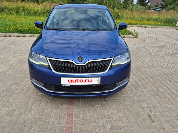 2018 Skoda Rapid I Рестайлинг, синий, 1250000 рублей