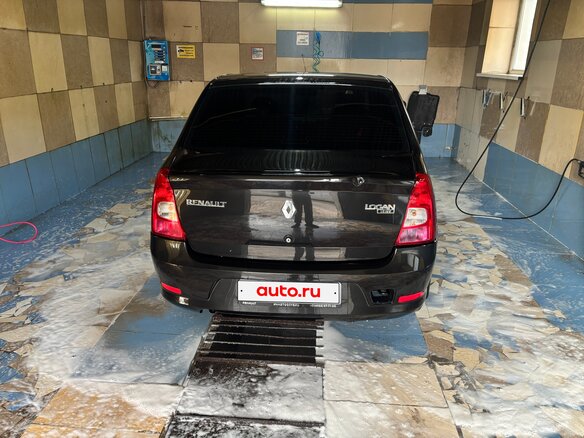 2010 Renault Logan I Рестайлинг, чёрный, 560000 рублей - вид 6