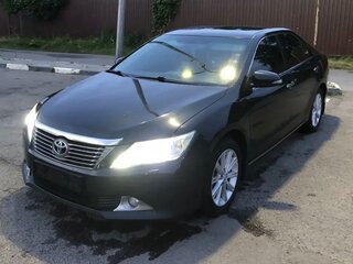2012 Toyota Camry VII (XV50), чёрный, 1400000 рублей, вид 1