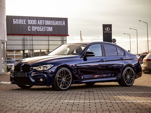 2018 BMW 3 серии 320i VI (F3x) Рестайлинг, синий, 2025000 рублей