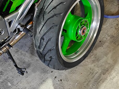 2002 Kawasaki Z 1000, зелёный, 490000 рублей, вид 2