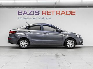 2016 Kia Rio III Рестайлинг, серый, 999000 рублей, вид 4