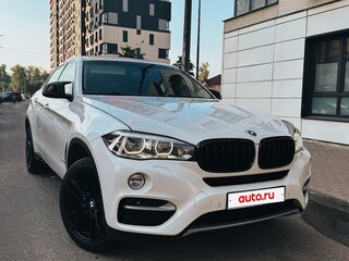 2015 BMW X6 30d II (F16), белый, 2850000 рублей, вид 5