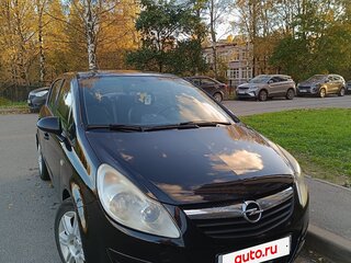 2008 Opel Corsa D, чёрный, 300000 рублей, вид 1