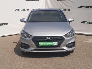 2019 Hyundai Solaris II, серебристый, 1240300 рублей, вид 2