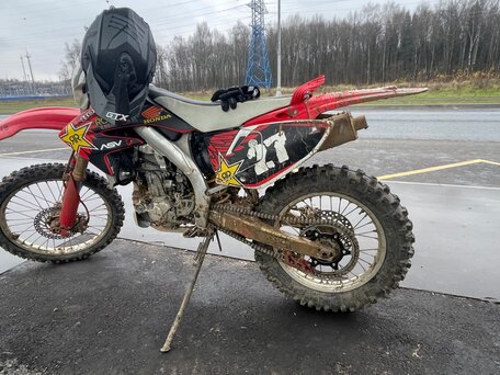 2005 Honda CRF 450X, красный, 405000 рублей, вид 1