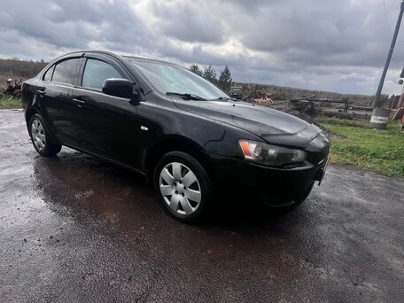 2008 Mitsubishi Lancer X, чёрный, 570000 рублей, вид 3