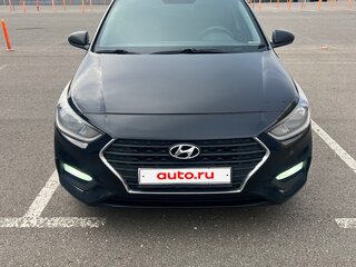 2018 Hyundai Solaris II, чёрный, 1200000 рублей, вид 3