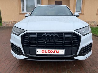 2021 Audi Q7 45 TFSI II (4M) Рестайлинг, белый, 4900000 рублей, вид 4