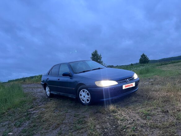 1998 Peugeot 406 I, синий - вид 1