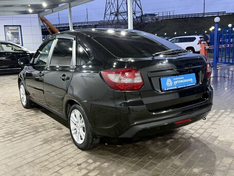 2019 Lada (ВАЗ) Granta I Рестайлинг, чёрный, 709000 рублей, вид 3